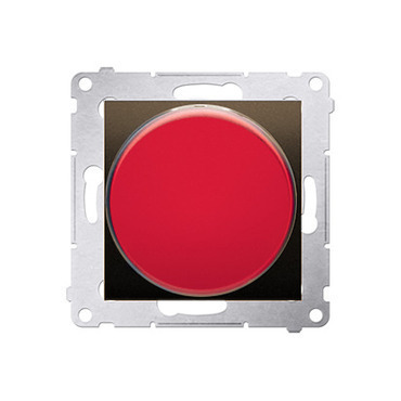 SIMON 54 DSS2.01/46 Signalizační a orientační osvětlení s LED, světlo červené., (strojek s krytem) 2