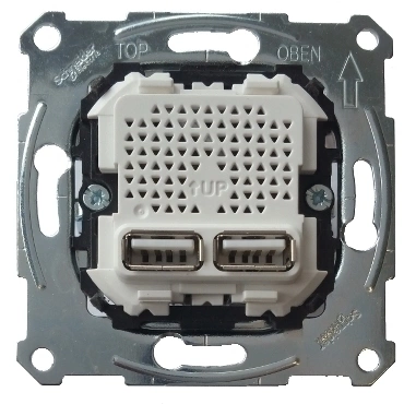 SCHN MTN4366-0100 Merten - Mechanismus nabíjecího 2xUSB 2.1A