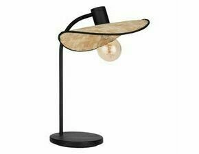 EGLO TL/1 E27 SCHWARZ/BAMBUS 'MARYWELL'