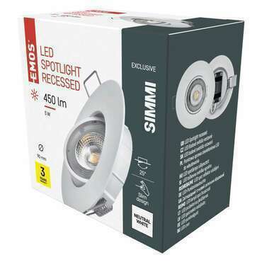 EMOS ZD3122 LED BOD. SVÍT. 5W 450LM EXCL. NW B