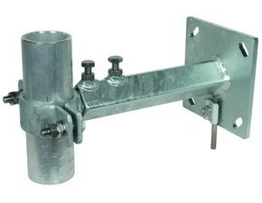 DEHN 105345  Úchyt na stěnu FeZn pro trubky D 60mm  odstup od stěny nastavitelný 250-350mm DEHN DEHN