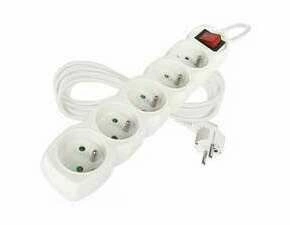 Kabel prodlužovací EMOS P1515, 5Z 5M S VYP.
