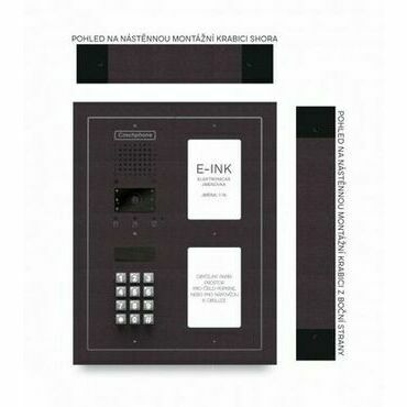 CZPHONE 4004092021 S elektronickým papírem (E-INK) FlatLine: MĚDĚNÁ - MELODY: klávesnice až 16 jmen