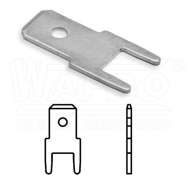 wpr9125 KOLT-I-4808-SN letovací kolík přímý do plošných spojů, s oporou (DIN 46244), 4,8 x 0,8 mm, m