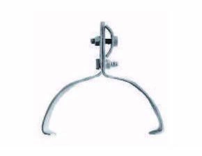 Podpěra vedení KOVO 21814 PV 15 Polodrážkový 7, na vrchol krovu