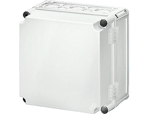 HEN Mi 9211 Prázdná rozvodnice s neprůhledným víkem na pantech, IP 65, vnější rozměry (š-v-h) 300x30