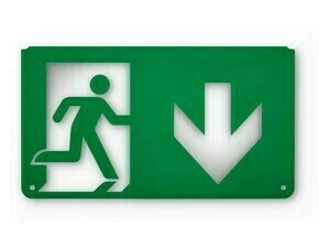 Přísušenství pro nouzové svíidlo PHILIPS EM159Z WL/CM EXIT SIGN LEGEND DOWN