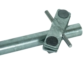 DEHN 640015  Připojovací svorka pro trubkový zemnič, FeZn D 27mm, pro prům. 7-10/pásek40mm DEHN DEHN