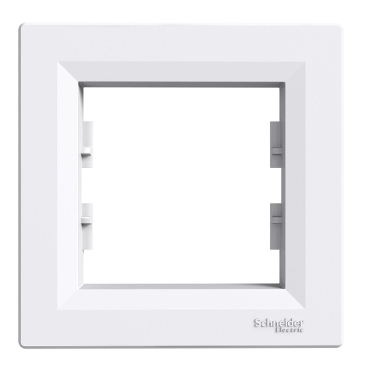 EPH5800121 Asfora - Krycí rámeček jednonásobný, bílá
