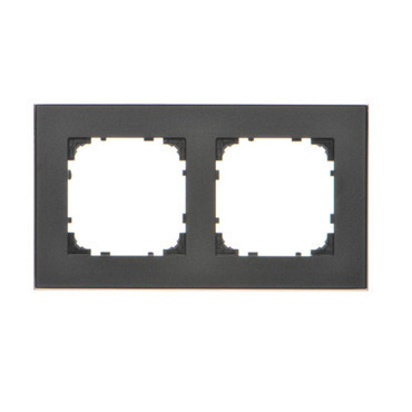 Rámeček SIMON TRD2.163/149, 2 násobný, černá matná