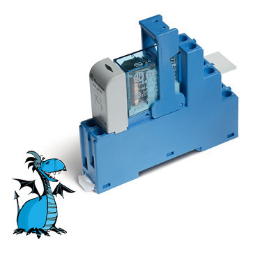 FINDER 48.52.7.012.0050 Vazební člen, 2P/8A, 12V DC, LED_OD_DPP RP 0,07kč/ks