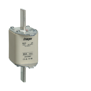 HAG LNH3080M Pojistka nožová NH3C gG 500V 80A dvojitá signalizace