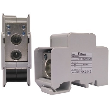 BEČOV UB120K.21 Distribuční blok DTB 120/120+2x16 šedý