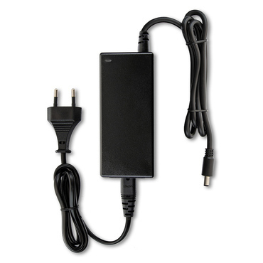 Adaptér napájecí MC LED adaptér 48W, DC 12V/4A, IP20, černý plast, s vidlicí