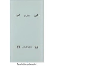 HAG 75142150 Dotykový sensor 2-násobný komfort, Berker R.3, sklo, bílá