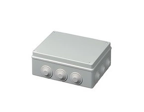 HLS HL 400C10 Rozbočovací krabice na omítku s průchodkami, upevnění víka - šroubování, IP55, 460x380