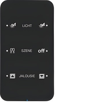 HAG 75143165 Dotykový sensor 3-násobný komfort, Berker R.1, sklo, černá