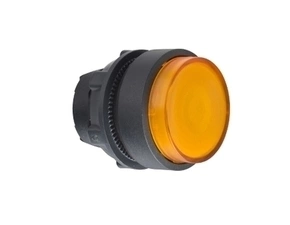 SCHN ZB5AW15 Ovládací hlavice stiskací prosvětlená, s přesahem - žlutá