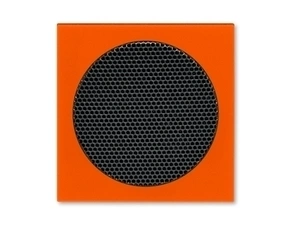 Kryt pro reproduktor ABB Levit 5016H-A00075 66, oranžová, AudioWorld, s kulatou mřížkou (55x55 mm)