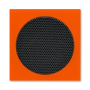 Kryt pro reproduktor ABB Levit 5016H-A00075 66, oranžová, AudioWorld, s kulatou mřížkou (55x55 mm)