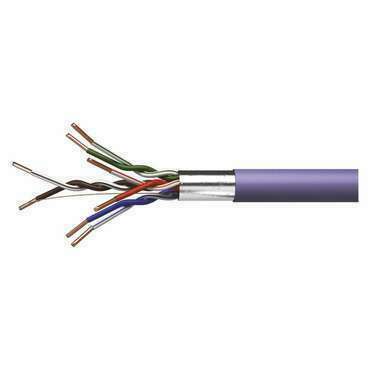 Kabel datový EMOS S9222, CAT5E, FTP, LSOH, Dca, 305m, fialový