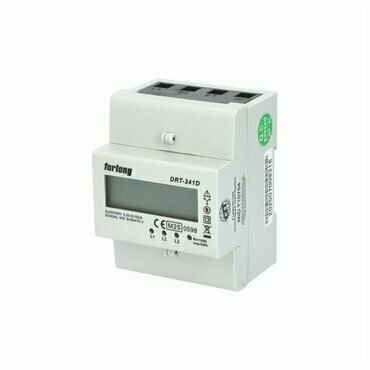 Elektroměr ELEMAN 1088319 DRT-341D 100A MID, 4mod., LCD, 3-fáz., 1-tar., fakturační