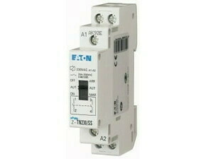EATON 265574 Z-TN230/SS Instalační relé 230V AC, 2 zap. kont., 20A, mechanická předvolba ON/AUT/OFF
