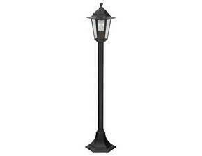 Venkovní sloupkové svítidlo Velence černá E27 1×60W RABALUX 8210