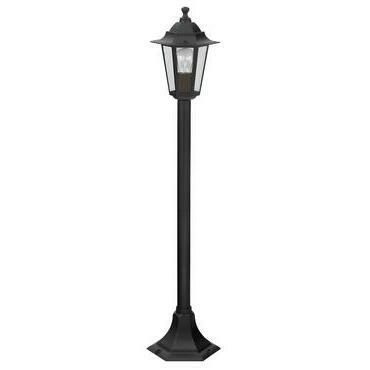 Venkovní sloupkové svítidlo Velence černá E27 1×60W RABALUX 8210