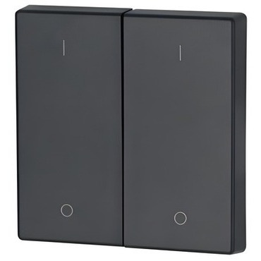 EATON 147596 CWIZ-02/14 Kryt RF tlačítka 2x1/2 55x55mm 1-0, Antracitová, matná