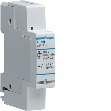 HAG ED183 Přednostní relé, aktivace při 6,7A max. do 39 A, s