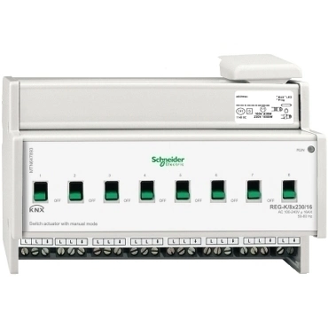 SCHN MTN647893 KNX spínací akční člen REG-K/8x230/16+manuální režim RP 0,76kč/ks
