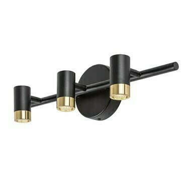 Koupelnové svítidlo Kadir černá/zlatá LED 9W RABALUX 75042