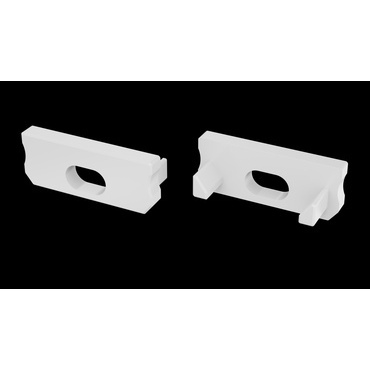 Koncovka profilu GREENLUX EC-PROFIL D WHITE HO (12-0051-00)