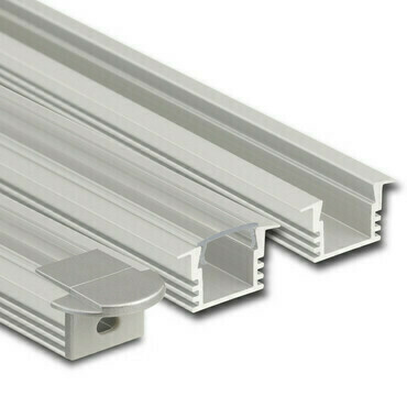 Profil vestavný MC LED VL, 22x13 mm, bez difuzoru, 2 m