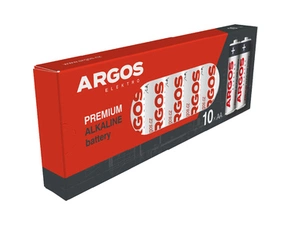 Baterie alkalická ARGOS AA, LR6, tužková, 10ks