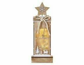 EMOS DCWW13 3LED XMAS WOOD STAR 2AA T WW