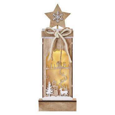 EMOS DCWW13 3LED XMAS WOOD STAR 2AA T WW