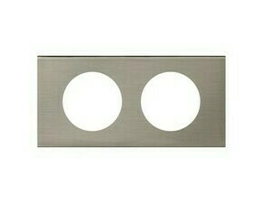 Rámeček dvojnásobný LEG 069102 Céliane broušená ocel