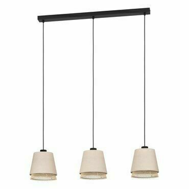 Svítidlo závěsné EGLO HL 3 E27 SW NATUR BAMBUS TABLEY