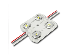 LED modul MC LED 4x SMD2835, 1,6 W, 12 V, 133 mA, 6550 K, vyzařovací úhel 170°, IP65