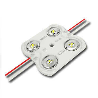 LED modul MC LED 4x SMD2835, 1,6 W, 12 V, 133 mA, 6550 K, vyzařovací úhel 170°, IP65