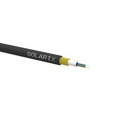 Kabel optický SOLARIX SXKO-MINI-4-OS-HDPE, 4vl, MINI, Singlemode, 9/125, OS, HDPE, Fca, zafukovací