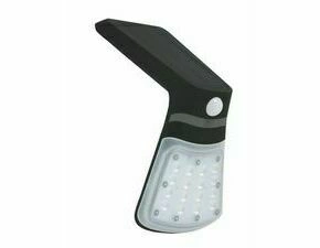 LED svítidlo nástěnné GREENLUX FOX SOLAR PIR 16LED B NW, senzor, černá