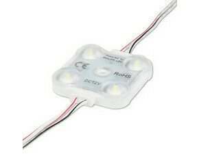 LED modul MC LED 4x SMD 2835, 1,2 W, DC 12 V, 100 mA, 180 lm, 6500 K, 170°, IP66