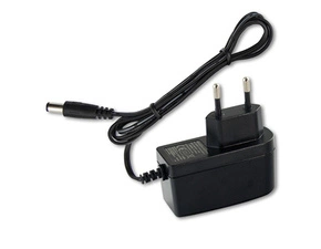 Adaptér napájecí MC LED adaptér 12W, DC 24V/0,5A, IP20, černý plast, s vidlicí