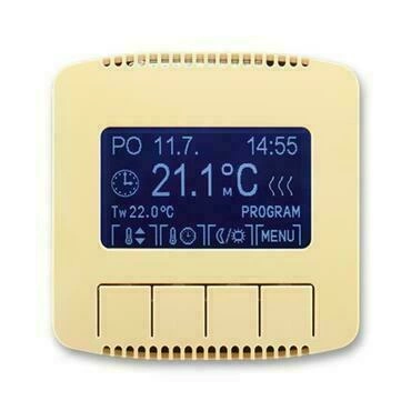 Termostat univerzální ABB Tango 3292A-A10301 D, , béžová, programovatelný (ovládací jednotka)