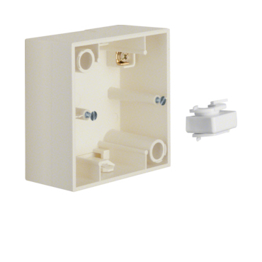 HAG 10418982 Krabice, 1-násobná na omítku, Berker S.1, krémová, lesk