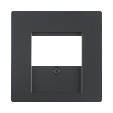 HAG 6810336086 Centrální díl pro zásuvku TDO, Berker Q.x, antracit, sametová