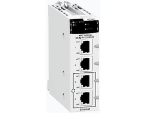 SCHN BMXNOC0401 >Ethernet 10/100 Mb/s, 4*RJ45 (Modbus TCP, Ethernet IP, QoS, RSTP, FDT/DTM), pracovn